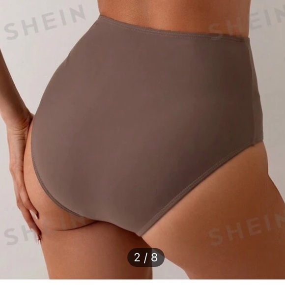 SHEIN High waisted swim bottoms - Picture 2 of 6